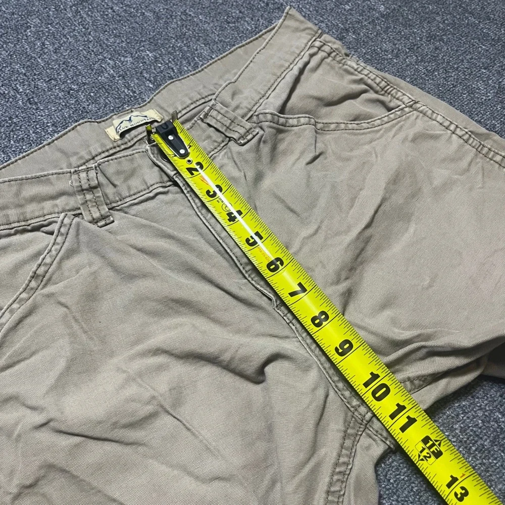 Blue Mountain Carpenter Pants 32x30 Tan Canvas Utility Workwear Trousers